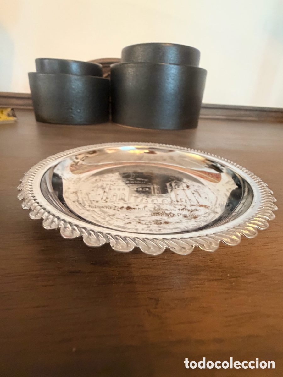 Antig&uuml;edades: Antiguo plato plateado conmemorativo