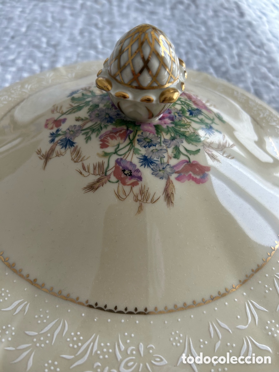 Antig&uuml;edades: Preciosa tapa de sopera - Foto 2