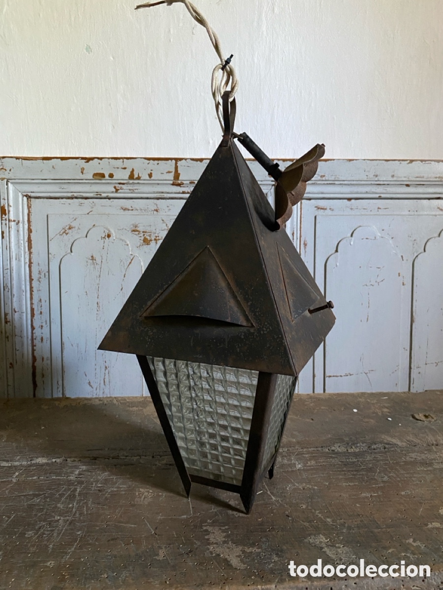 Antig&uuml;edades: Farol antiguo grande - Foto 7