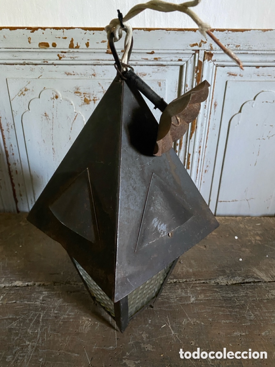 Antig&uuml;edades: Farol antiguo grande - Foto 8
