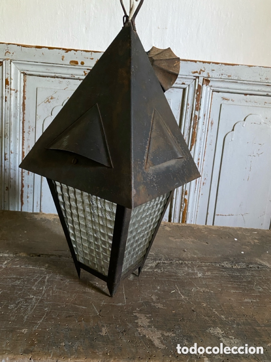 Antig&uuml;edades: Farol antiguo grande - Foto 9