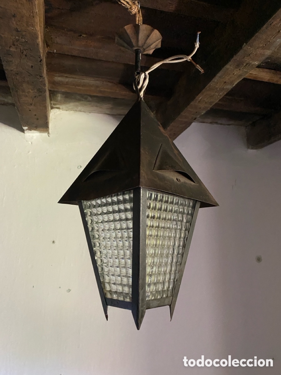 Antig&uuml;edades: Farol antiguo grande - Foto 13