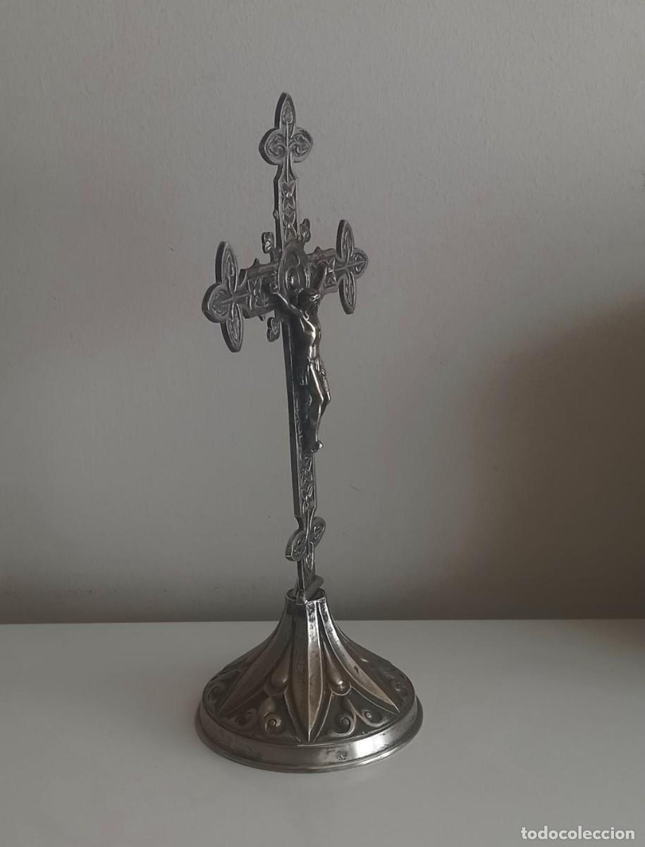 Antig&uuml;edades: CRUZ CON PUNZ&Oacute;N. 31 cm. - Foto 3