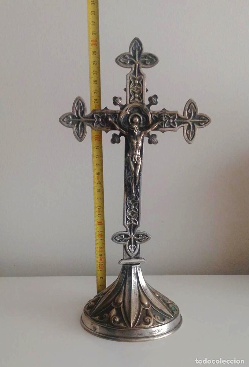 Antig&uuml;edades: CRUZ CON PUNZ&Oacute;N. 31 cm. - Foto 6