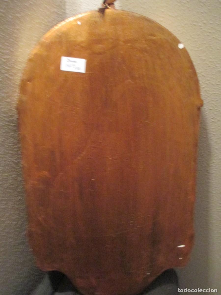 Antig&uuml;edades: Benditera de la Virgen Maria,en madera. - Foto 5