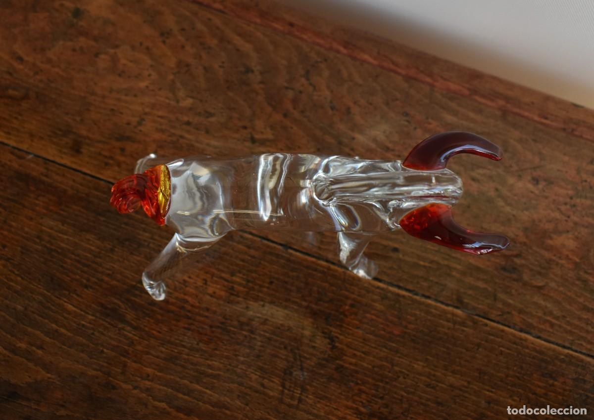 Antig&uuml;edades: Toro de cristal de Murano - Foto 7