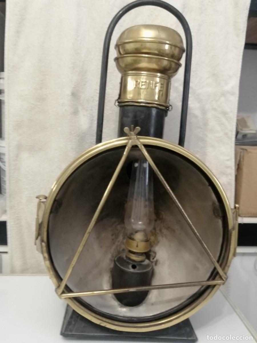 Antig&uuml;edades: Farol Renfe para locomotora.