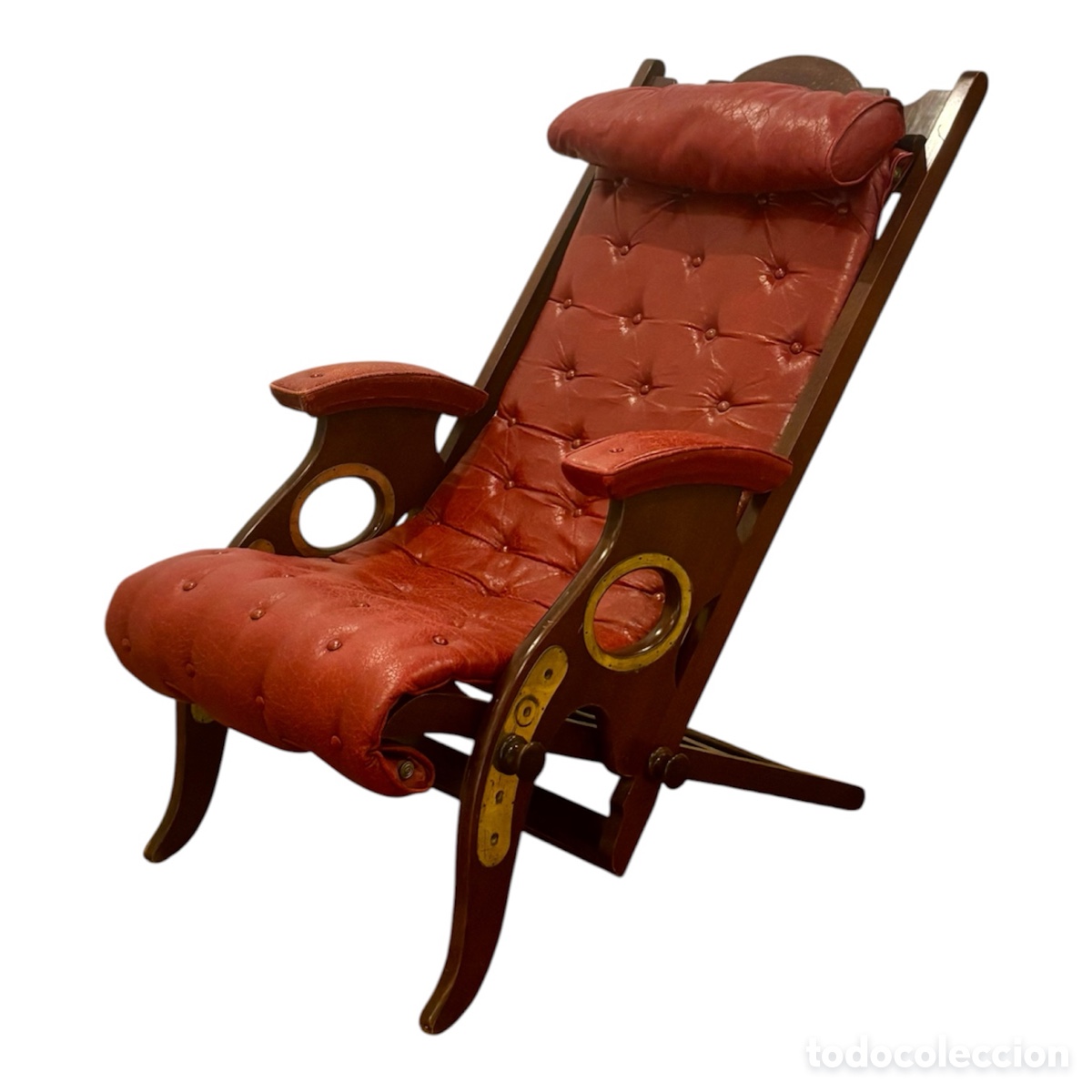 Antiques: Sill&oacute;n de campa&ntilde;a Circa 1.890.