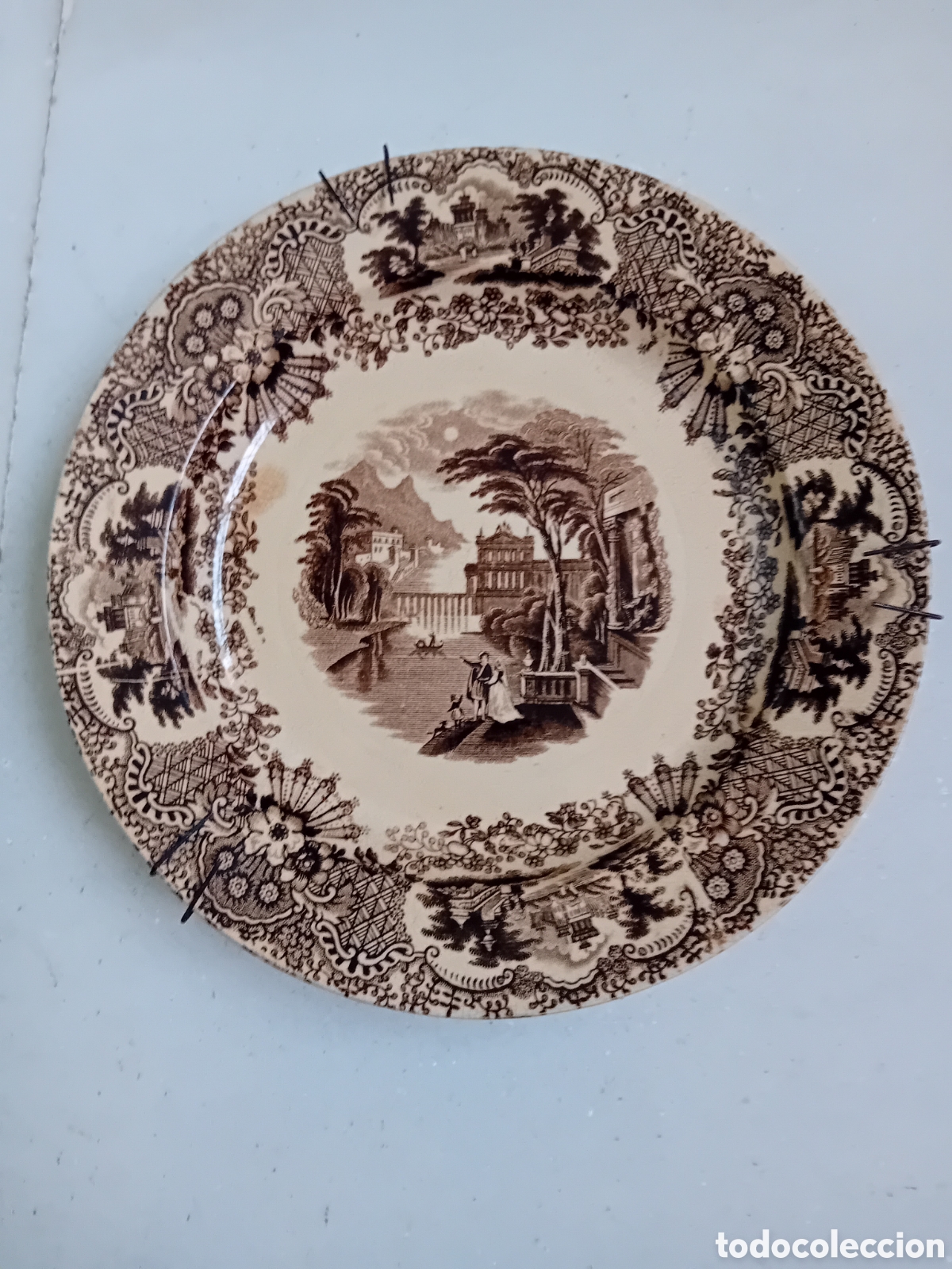 Antig&uuml;edades: ANTIGUO PLATO PICKMAN Y CIA SIGLO XIX SIN ROTURAS