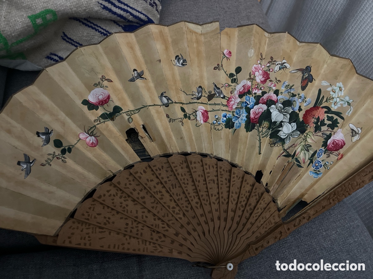 Antig&uuml;edades: Abanicos antiguos buenos pero para restaurar - Foto 8