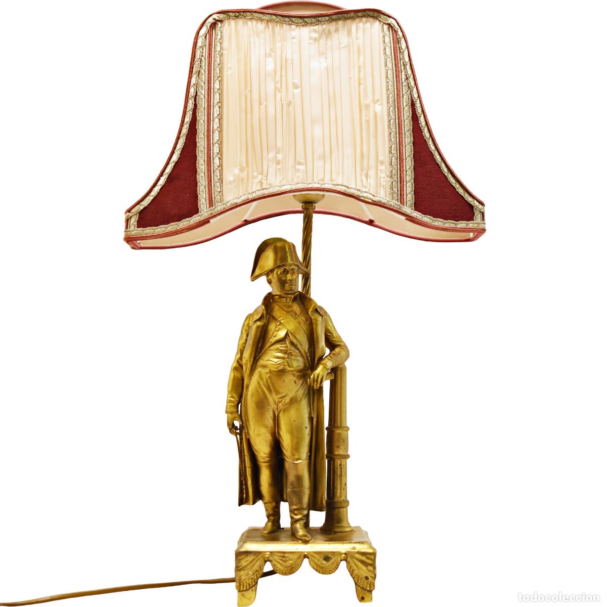 Antig&uuml;edades: L&aacute;mpara de sobremesa - Napole&oacute;n - Imperio - 63 cm
