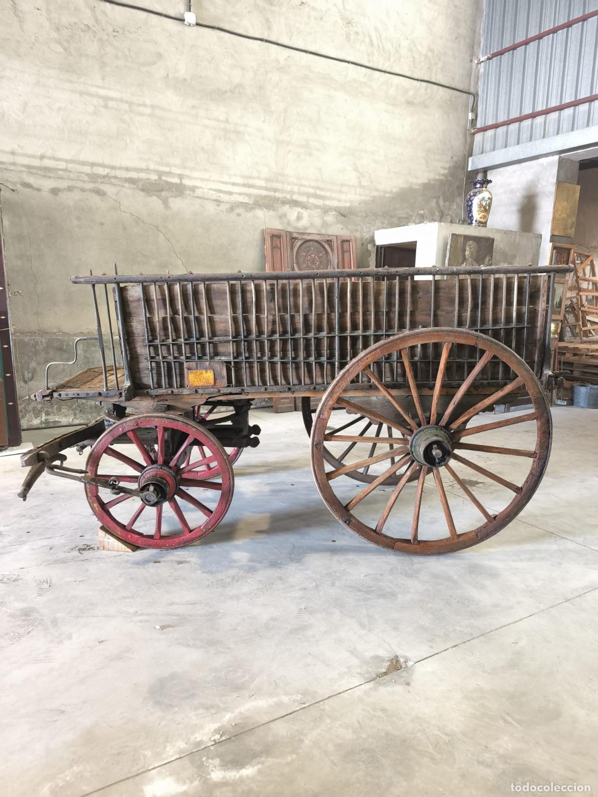 Antig&uuml;edades: Carro antiguo galera de labranza
