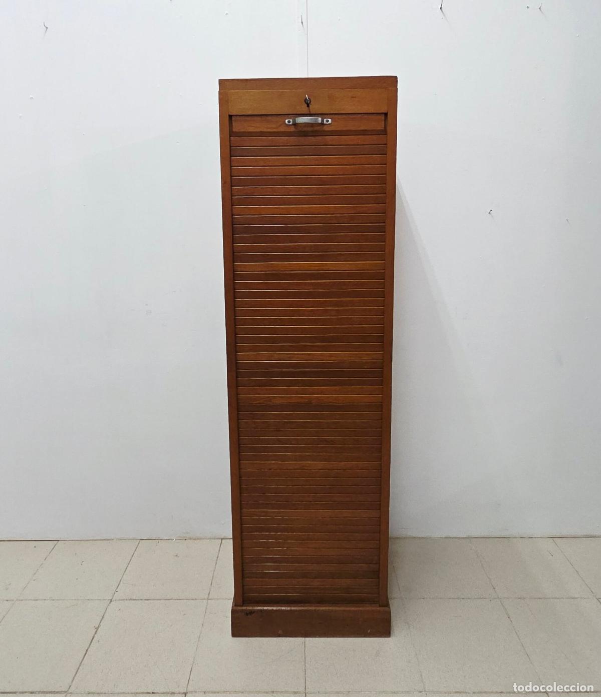 Antig&uuml;edades: Mueble archivador persiana plisada