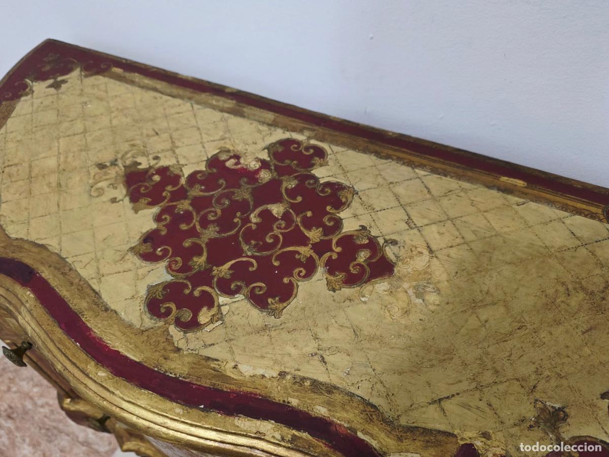 Antig&uuml;edades: Comoda florentina bombe policromada - Foto 3