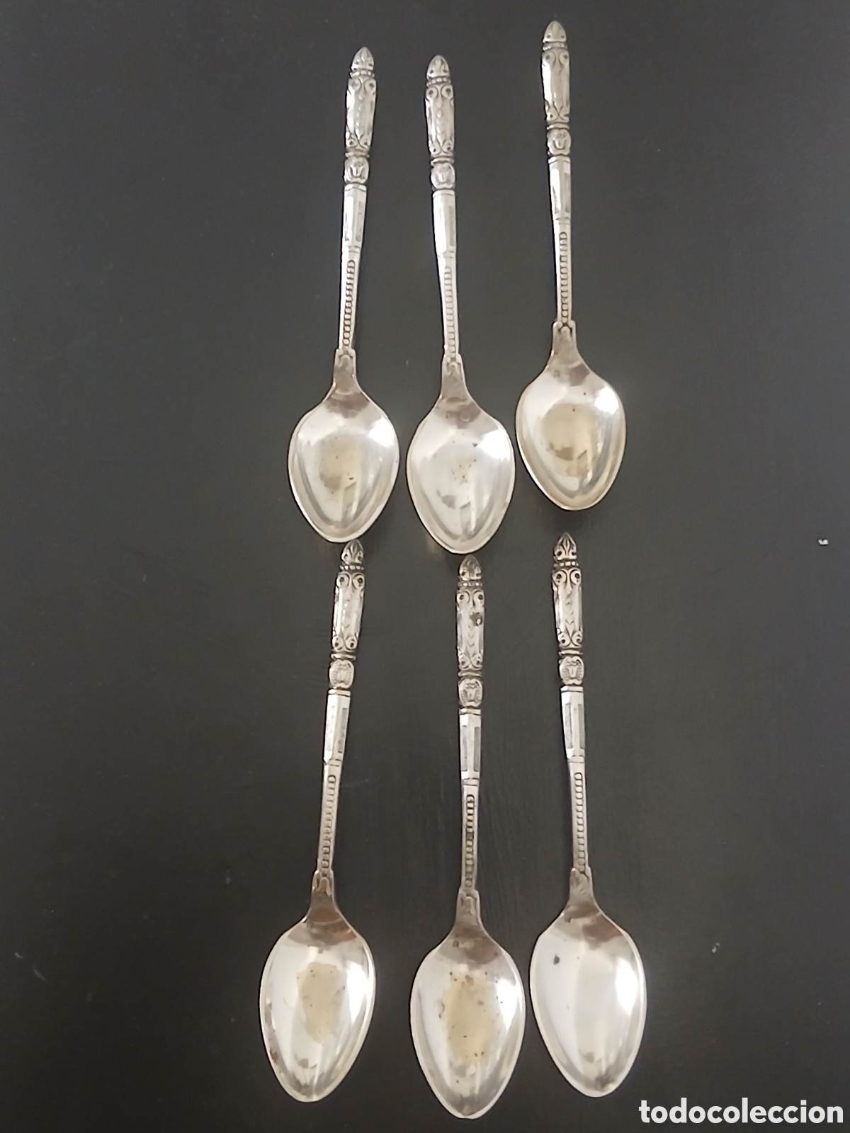 Antig&uuml;edades: Juego de 6 cucharas antiguas