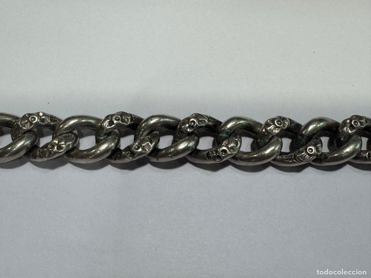Antig&uuml;edades: PULSERA DE PLATA CON CONTRASTE (G) - Foto 2
