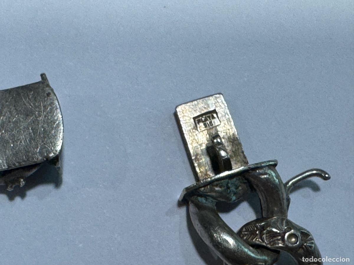 Antig&uuml;edades: PULSERA DE PLATA CON CONTRASTE (G) - Foto 5