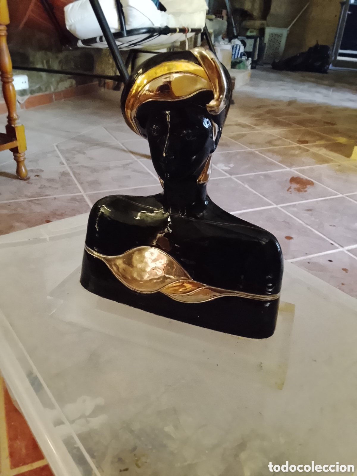 Antig&uuml;edades: Escultura original Aurora Ca&ntilde;ero 1983 numerada 27/500