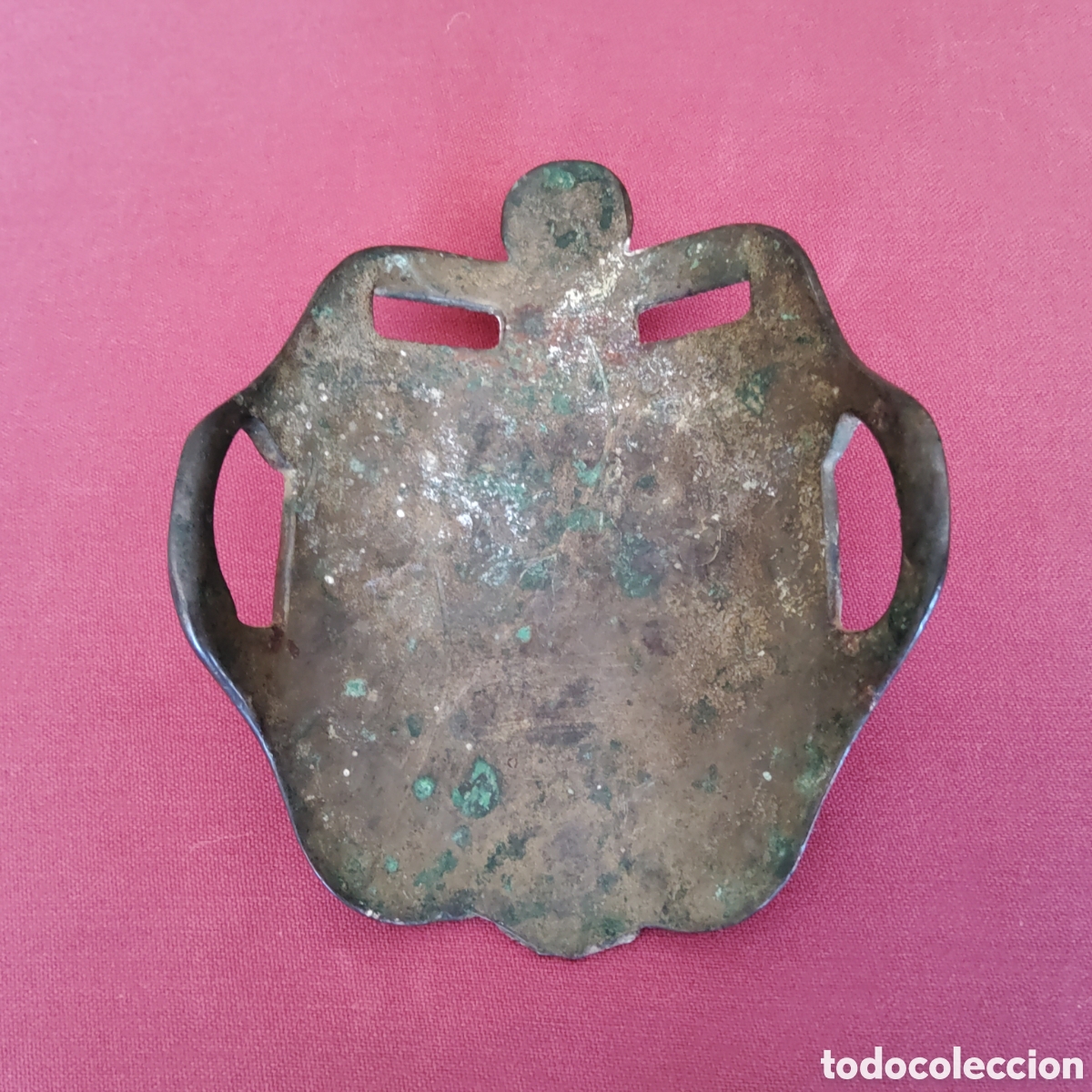 Antig&uuml;edades: ANTIGUA MUSEROLA DE BRONCE PARA CABALLO - Foto 4