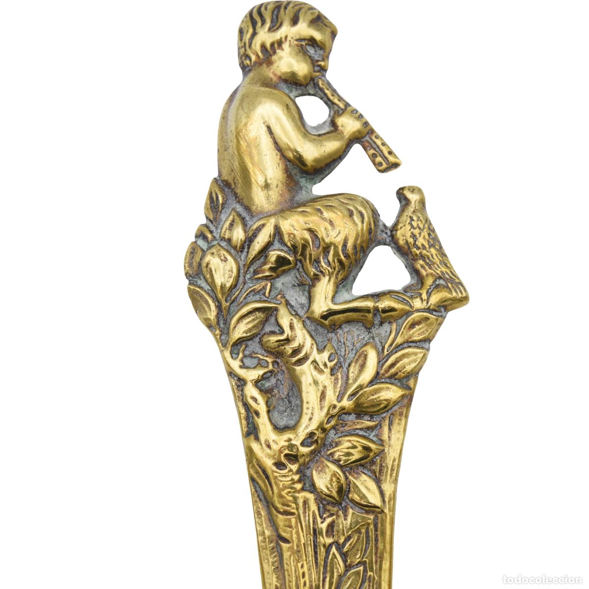 Antig&uuml;edades: Abrecartas de bronce - Fauno