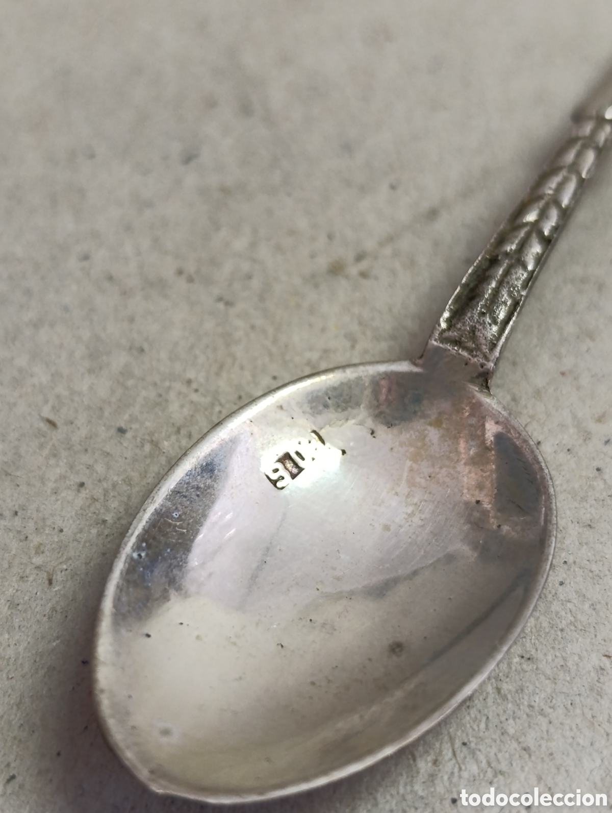 Antig&uuml;edades: CUCHARILLA DE PLATA CON ESMALTE DE ISTAMBUL. - Foto 4