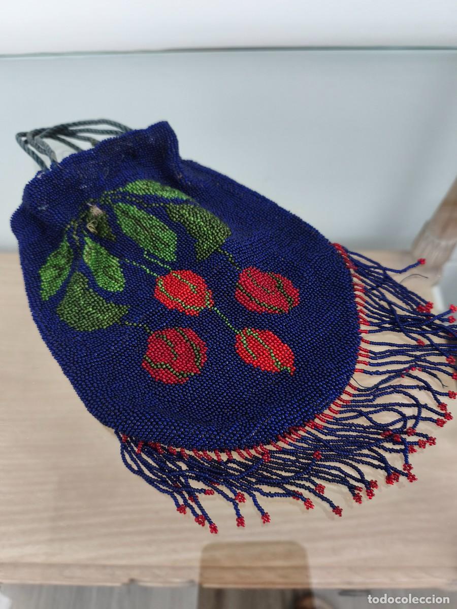 Antig&uuml;edades: BOLSO LIMOSNERO ART DECO A&Ntilde;OS 20-30 CON CUENTAS DE CRISTAL