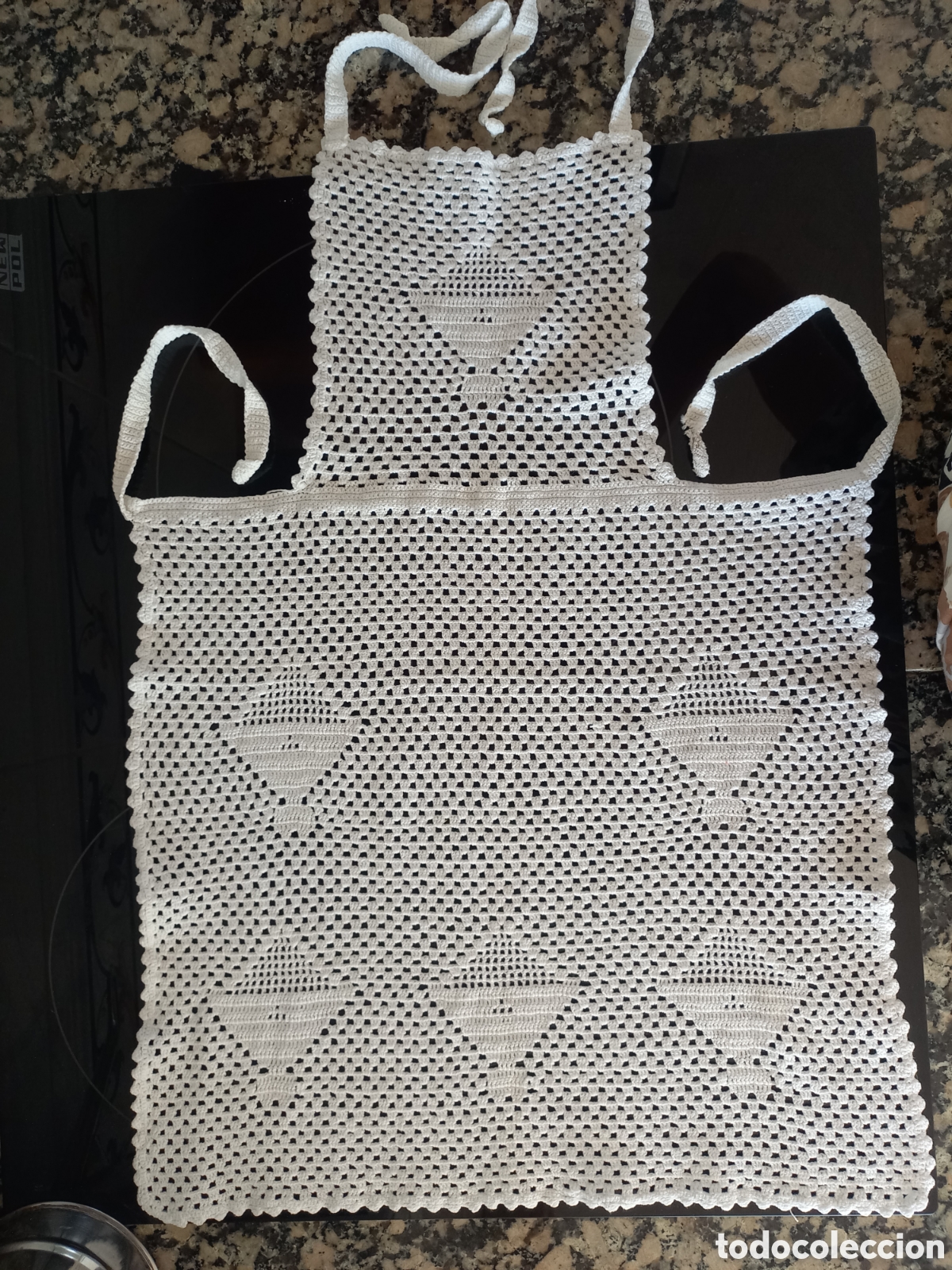 Antig&uuml;edades: Juego de Bolsa de pan y delantal - Foto 2