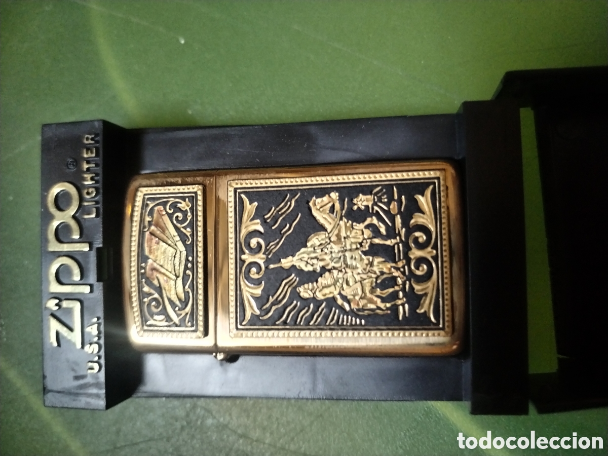 Antig&uuml;edades: Mechero zippo antiguo gama Toledo