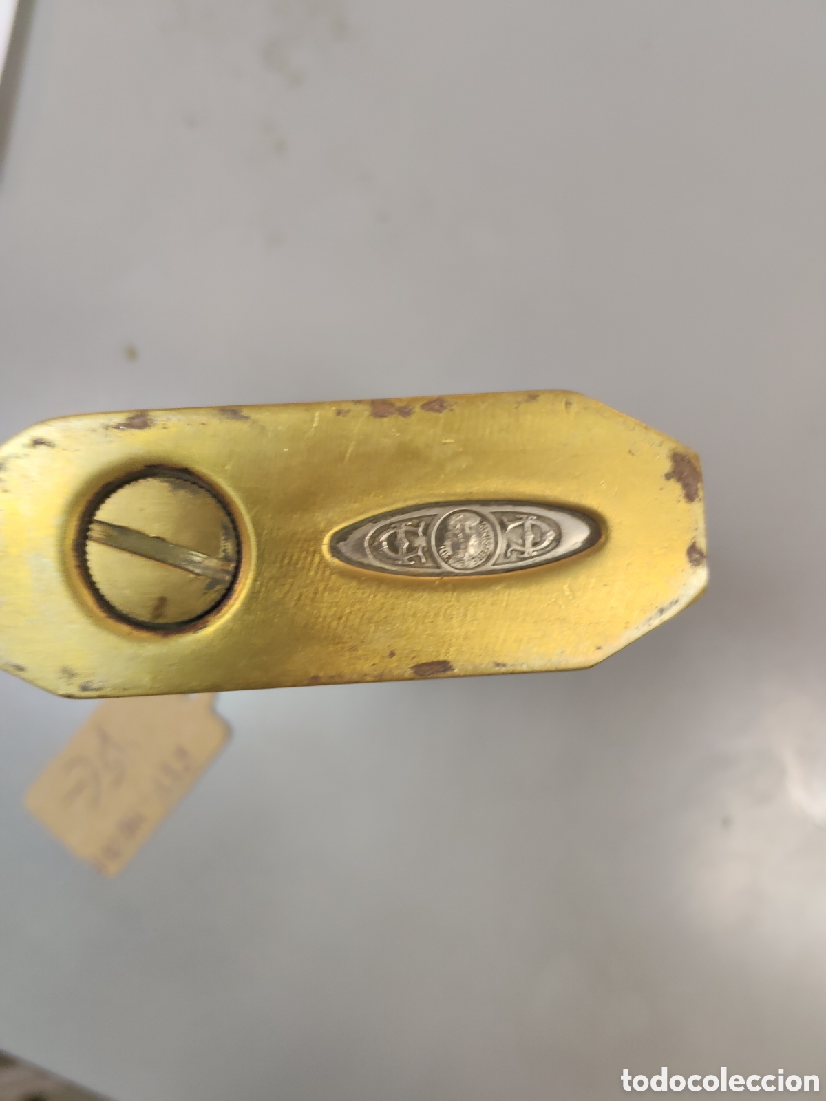 Antig&uuml;edades: Gran mechero de lat&oacute;n recargable - Foto 6