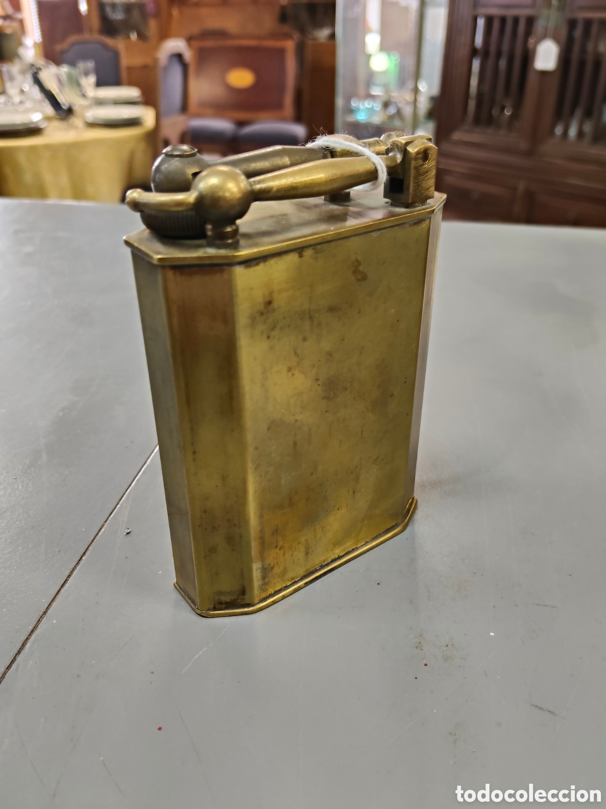 Antig&uuml;edades: Gran mechero de lat&oacute;n recargable - Foto 1