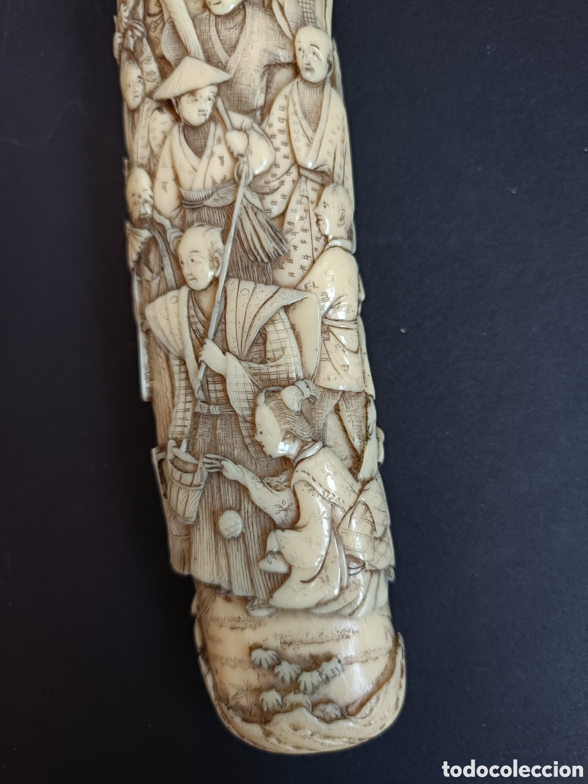 Antig&uuml;edades: Daga Japonesa Tanto con Estuche - Foto 9