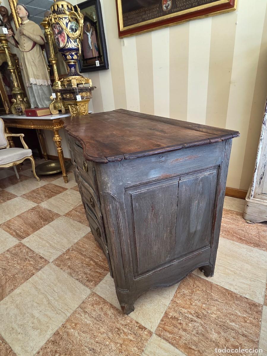 Antig&uuml;edades: Comoda madera maciza decapada - Foto 7