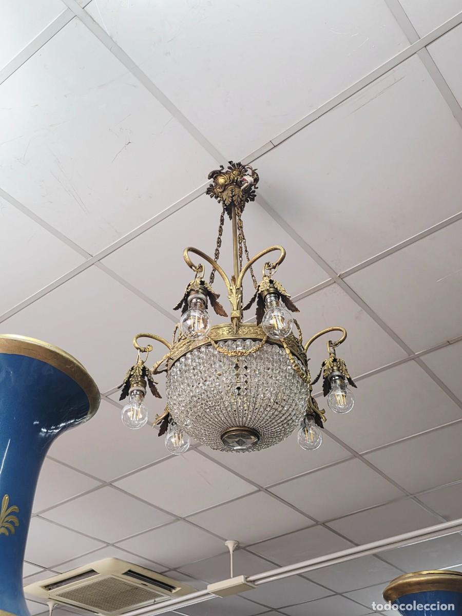 Antig&uuml;edades: Lampara colgante estilo Imperio - Foto 2