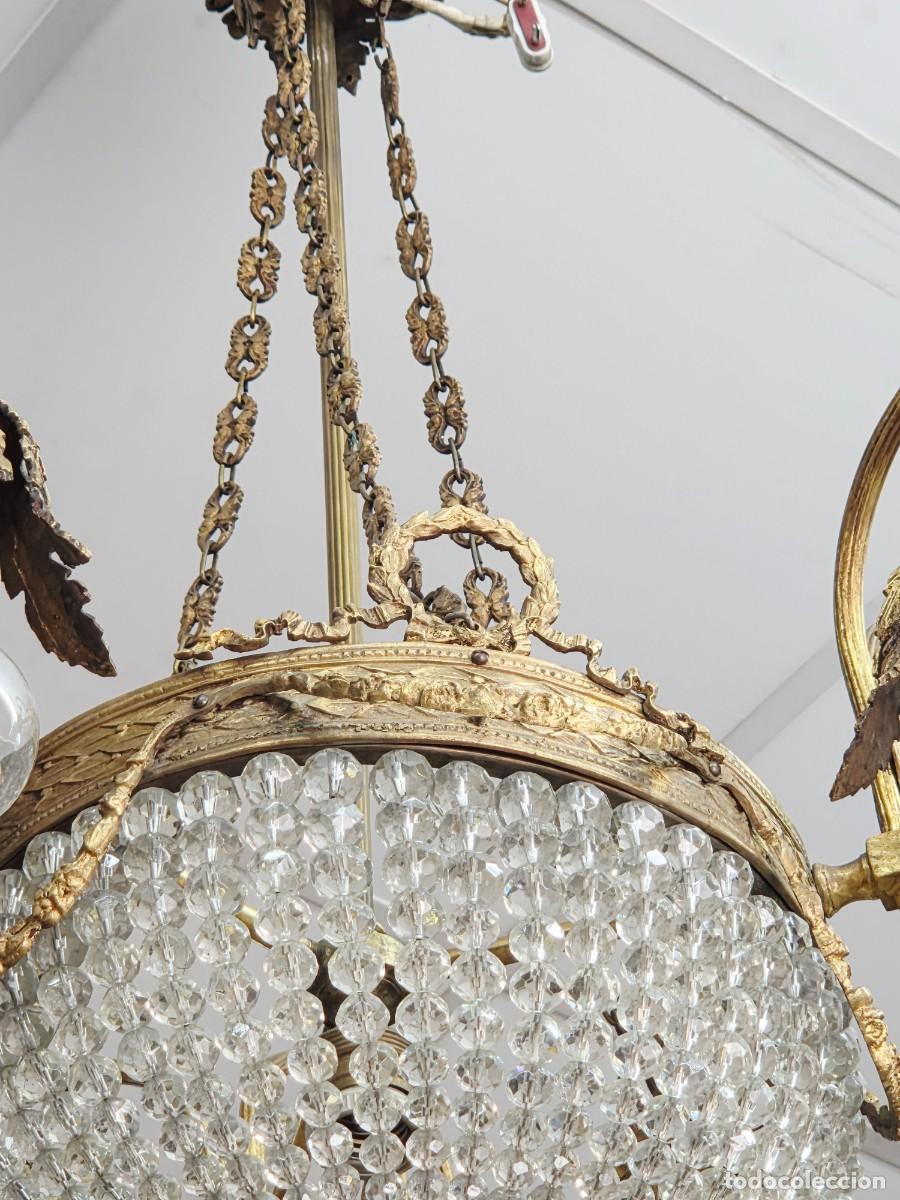 Antig&uuml;edades: Lampara colgante estilo Imperio - Foto 6