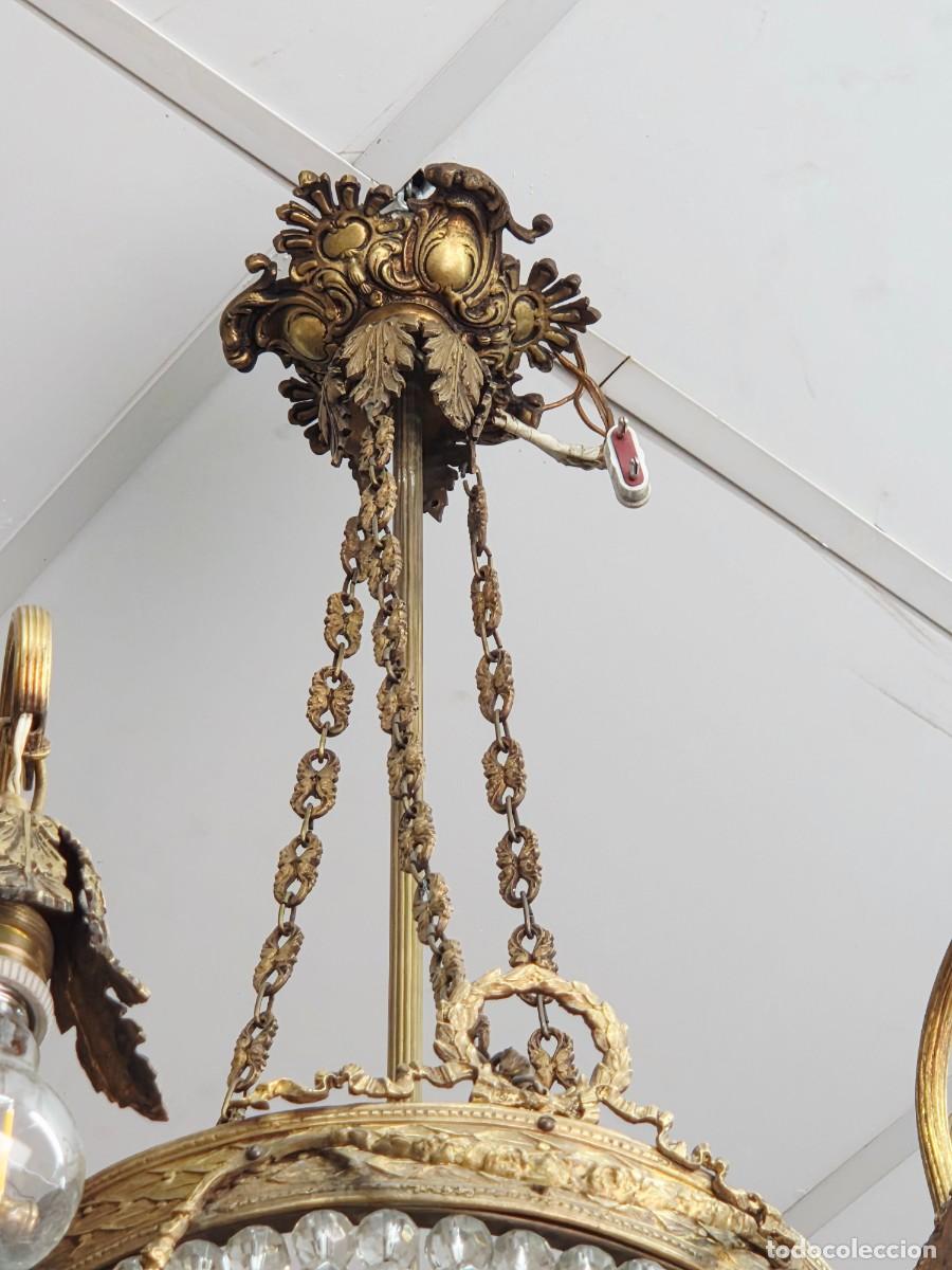 Antig&uuml;edades: Lampara colgante estilo Imperio - Foto 7