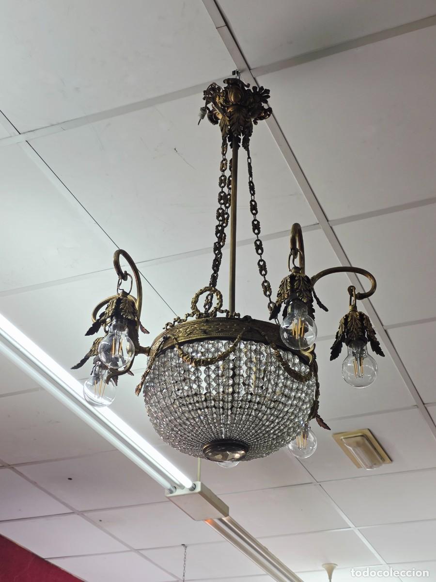 Antig&uuml;edades: Lampara colgante estilo Imperio - Foto 9