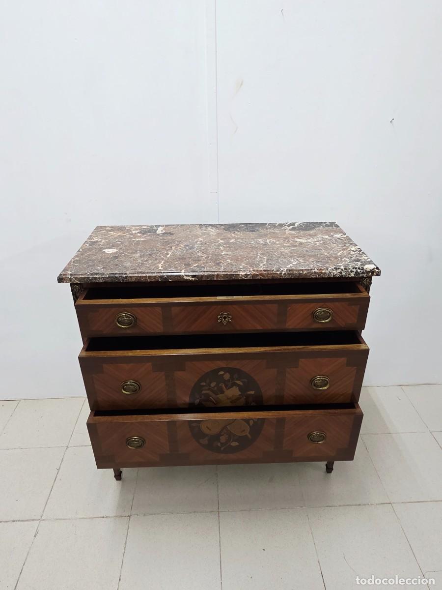 Antig&uuml;edades: Comoda marqueteria Luis XVI - Foto 5