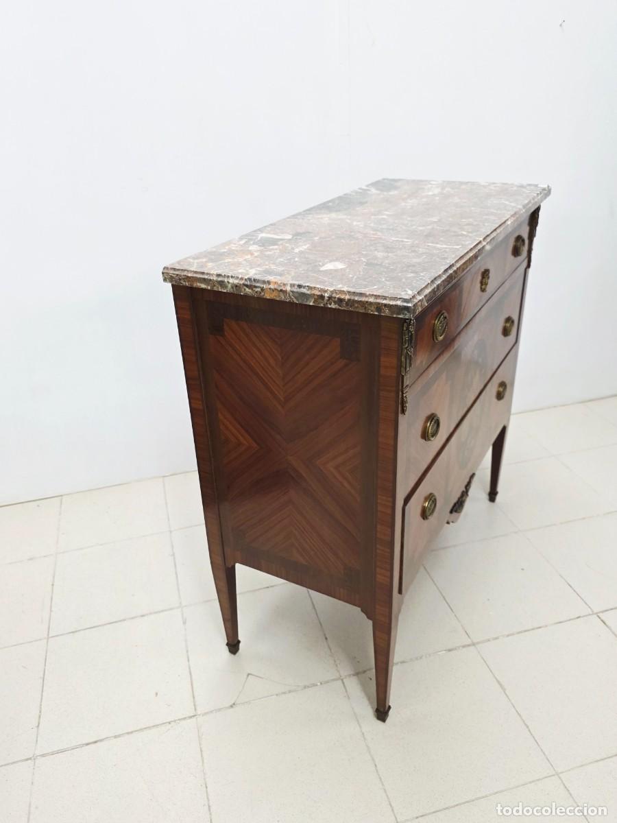 Antig&uuml;edades: Comoda marqueteria Luis XVI - Foto 7