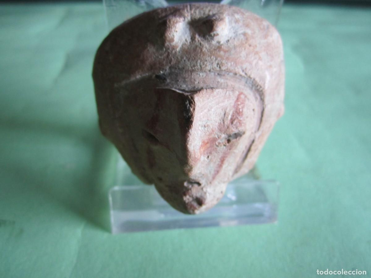 Antig&uuml;edades: VENUS DE VALDIVIA - PRECOLOMBINA -ECUADOR -4,5 CM X 4,5CM ---CABEZA---
