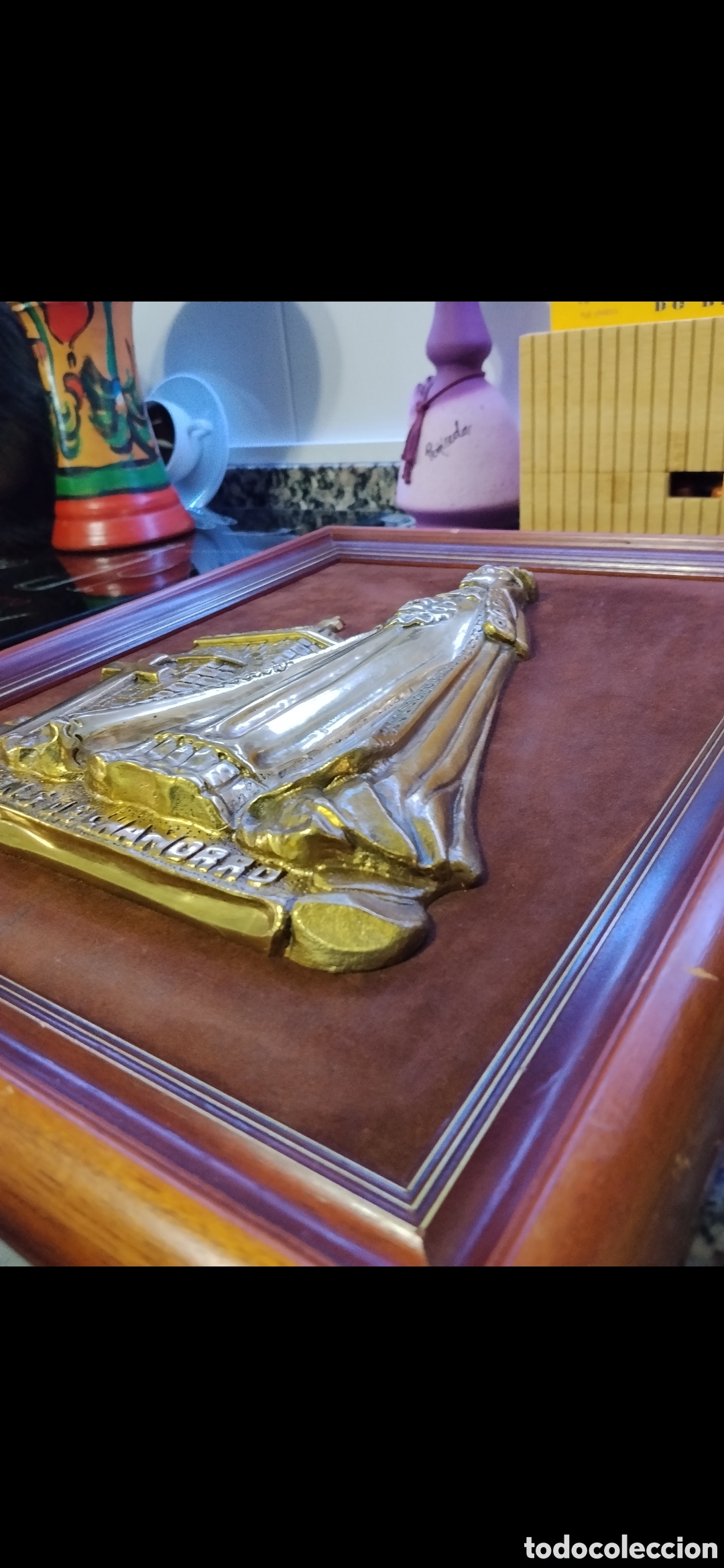 Antig&uuml;edades: Virgen de chamorro en bronce macizo - Foto 8