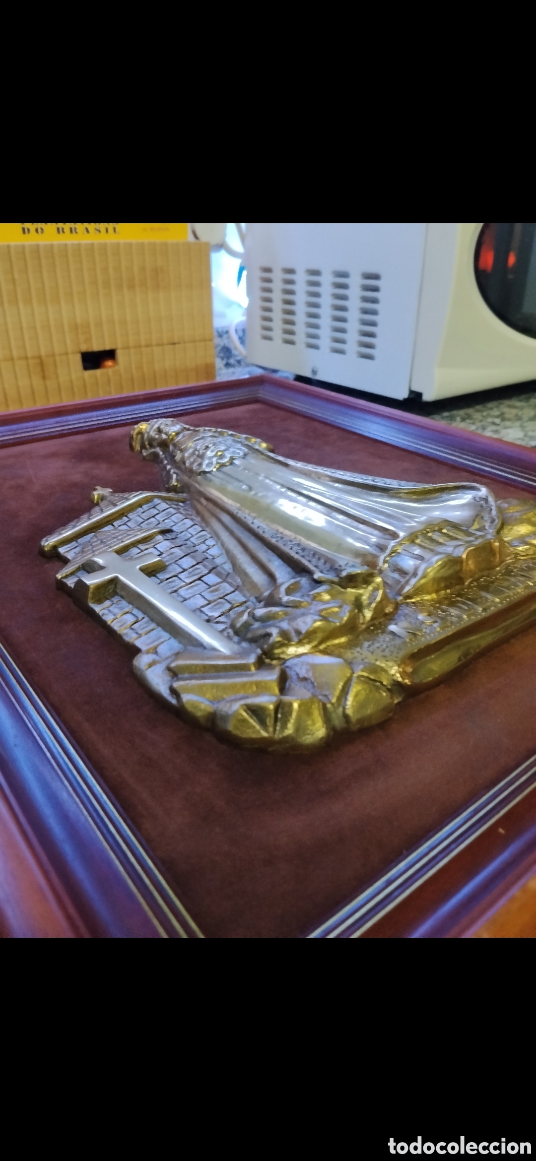 Antig&uuml;edades: Virgen de chamorro en bronce macizo - Foto 9