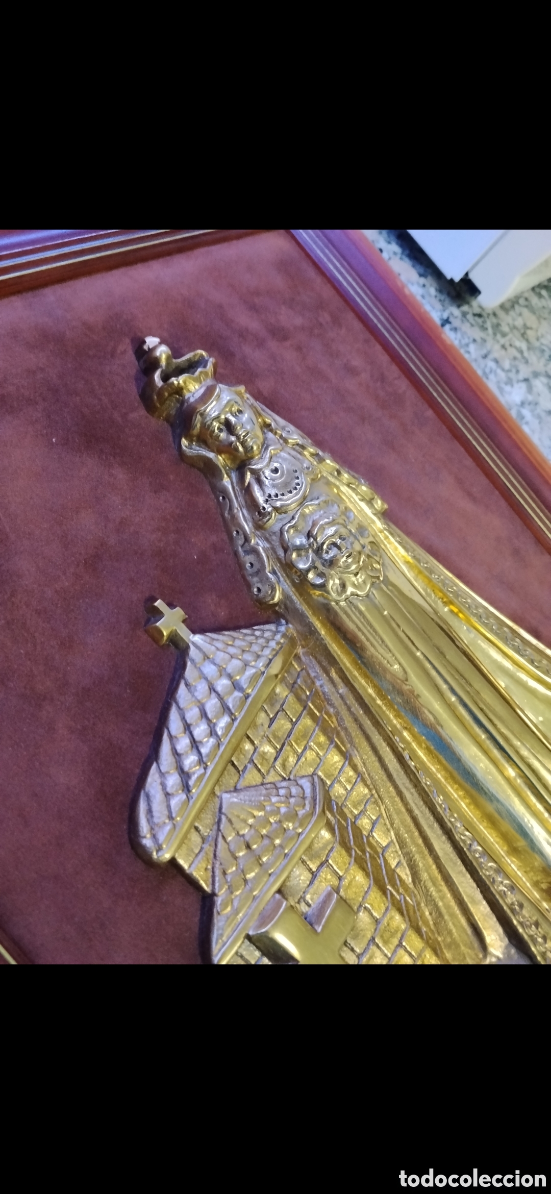 Antig&uuml;edades: Virgen de chamorro en bronce macizo - Foto 10