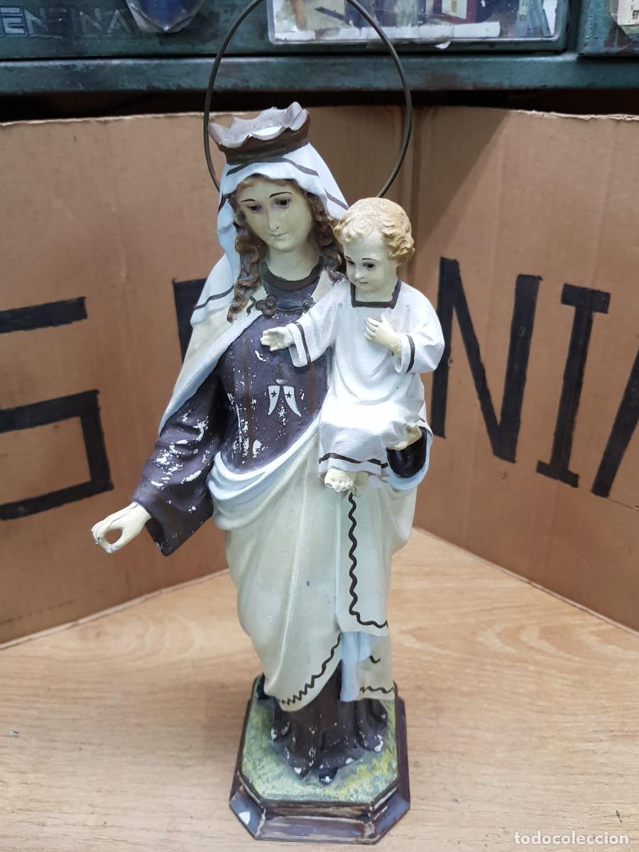 Antig&uuml;edades: ANTIGUA ESTATUA DE LA VIRGEN MARIA-OLOT-SIGLO XIX