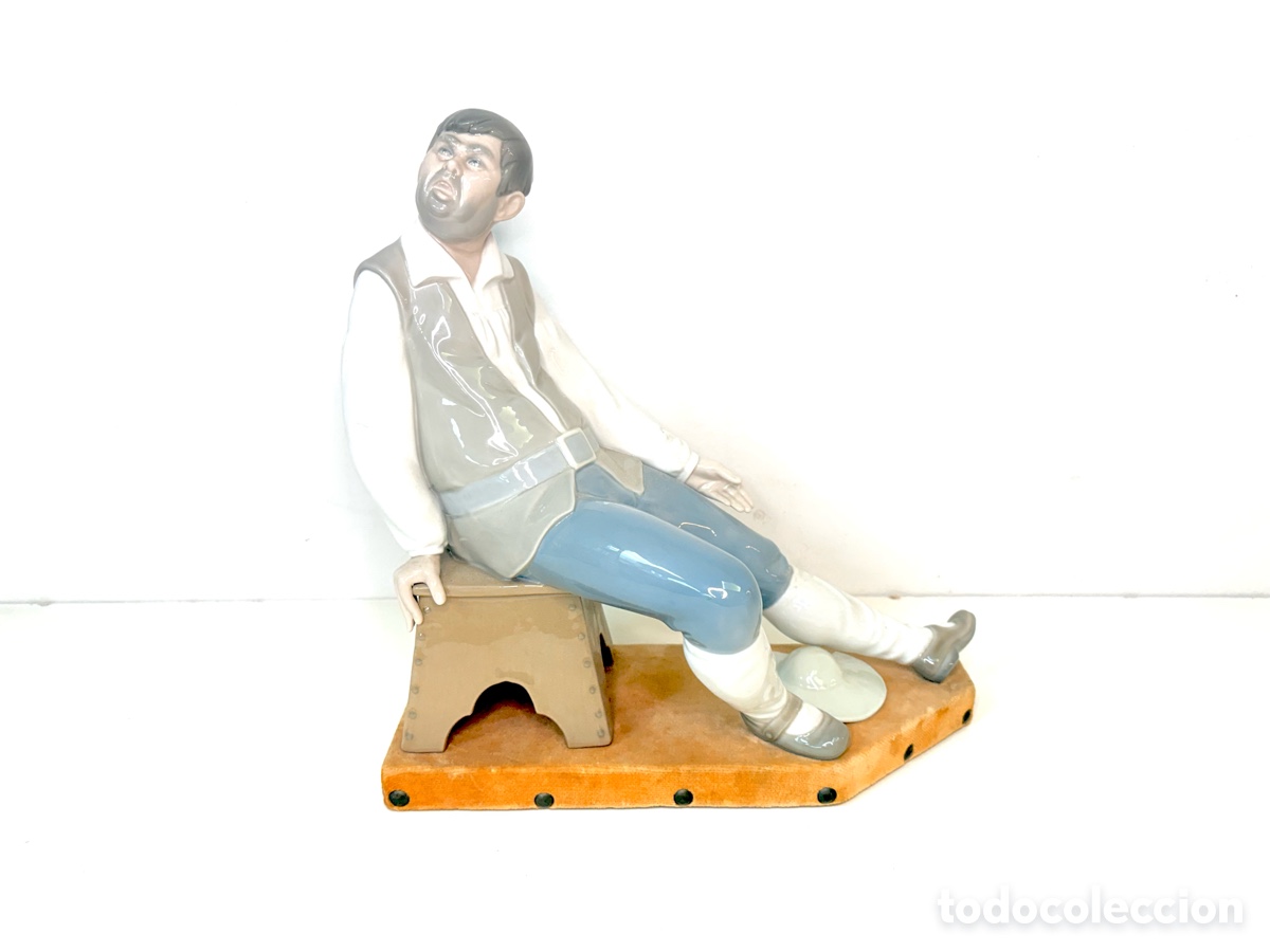 Antiques: Escultura Sancho Panza #1031 by Salvador Furi&oacute; para Lladr&oacute; Espa&ntilde;a 1969
