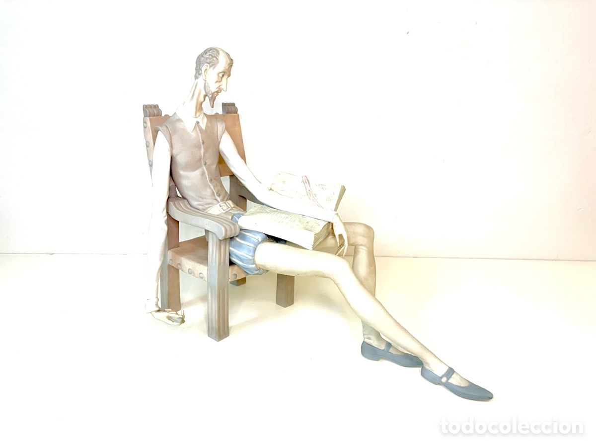 Antiques: Escultura el Quijote #1030 by Salvador Furi&oacute; para Lladr&oacute; Espa&ntilde;a 1969