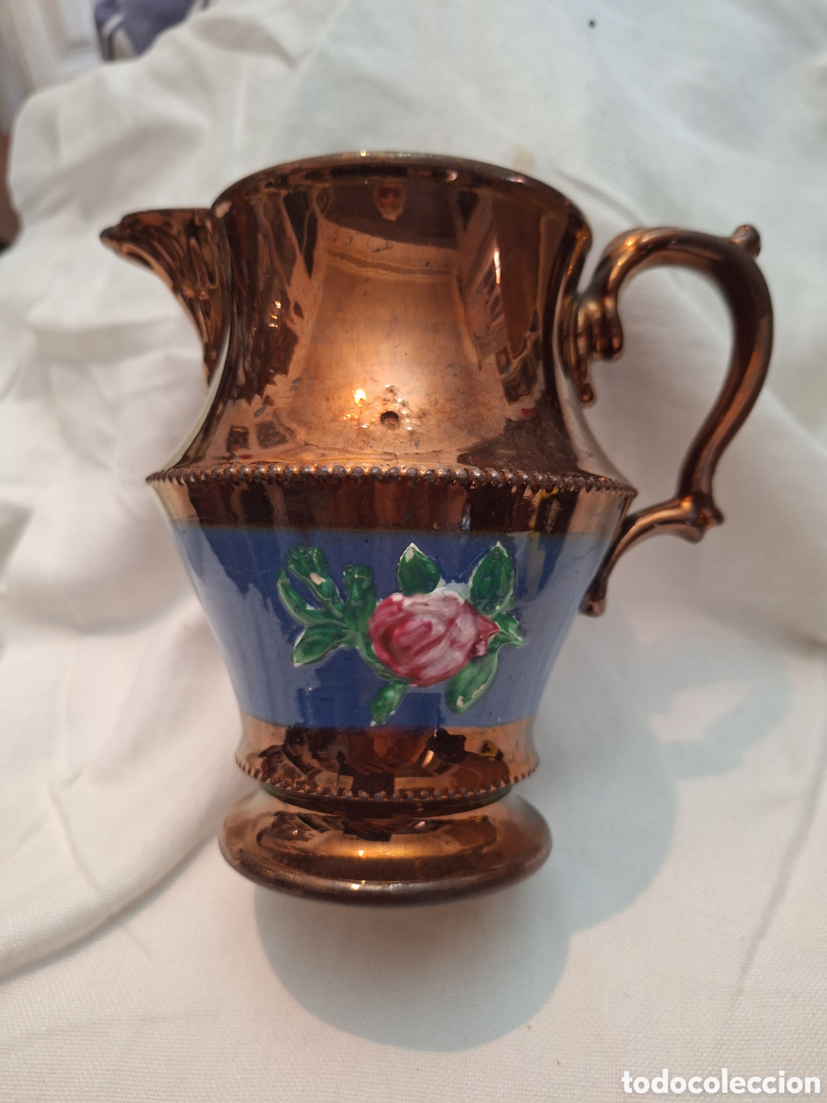 Antig&uuml;edades: Antigua y preciosa jarra de Bristol