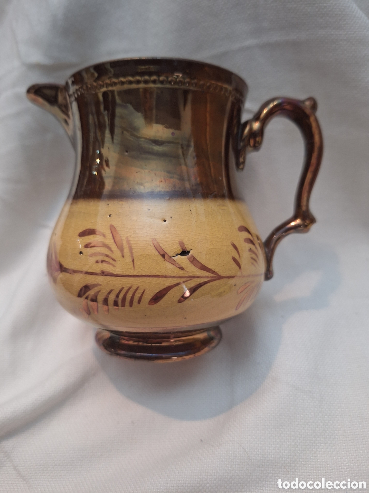 Antiques: Antigua jarra cer&aacute;mica de Bristol