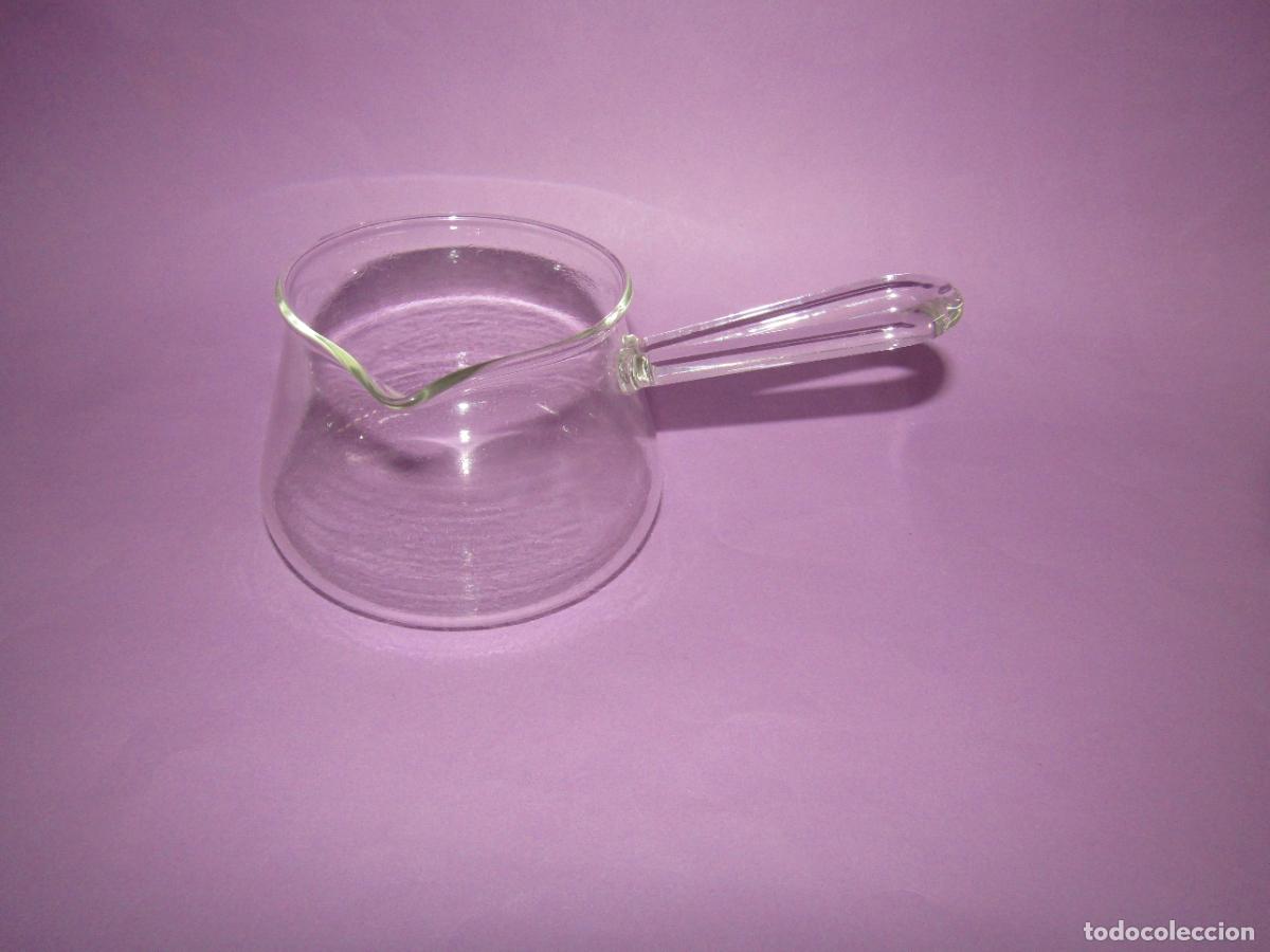 Antig&uuml;edades: Antigua Cazo C&oacute;nico de Cristal para Fuego de CATAMOUNT GLASS Fabricado en Estados Unidos