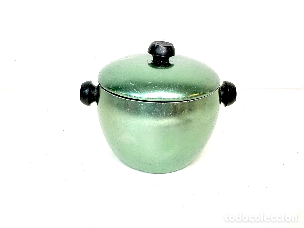 Antig&uuml;edades: Azucarero en aluminio anonizado by metalurgias Met&aacute;licas Madrile&ntilde;as Espa&ntilde;a 1960&rsquo;s