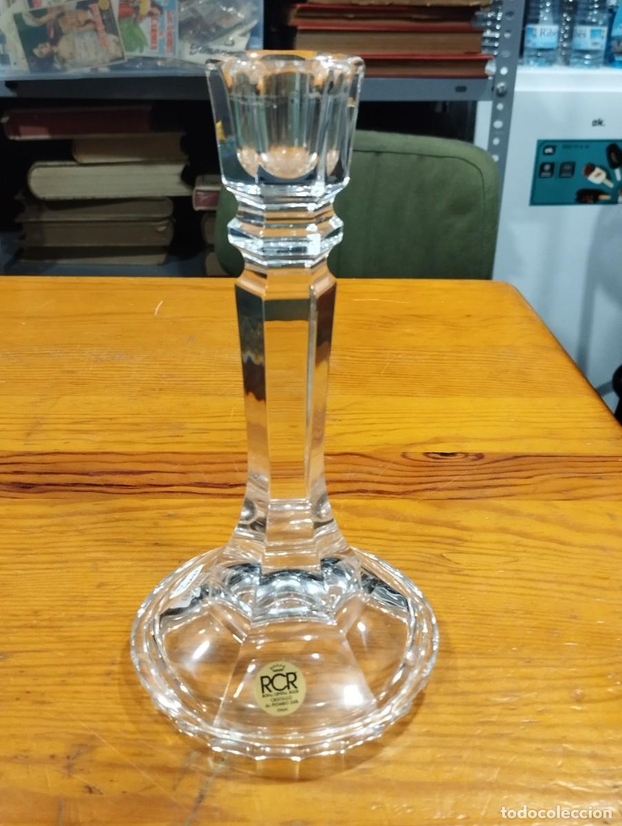 Antig&uuml;edades: CANDELABRO CRISTAL DARQUES (R.C.R). - Foto 1